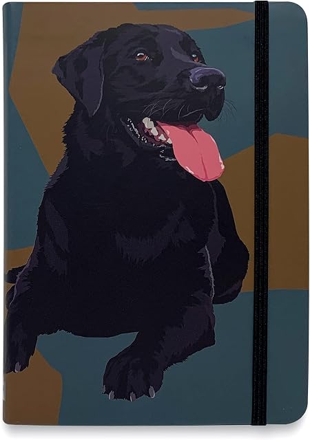 Black Labrador Notebook