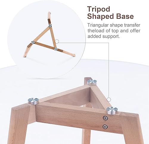 Miniatura 20 de ivinta Juego de 2 sillas de comedor modernas con cojín de tela tapizada y patas de madera maciza para comedor, cocina, sala de estar, Resturant 9122