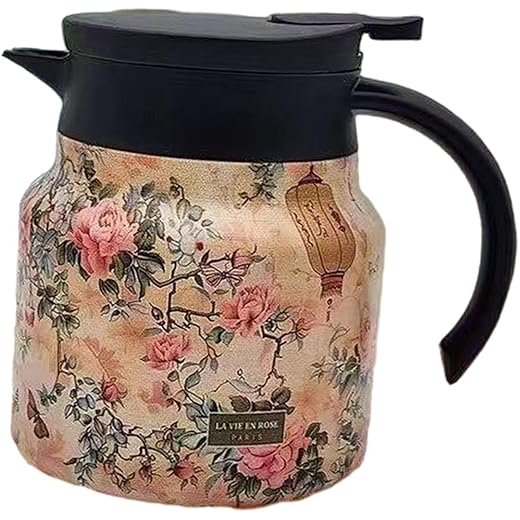 Bnf? Tea Pitcher with Infuser Flask for Aged White Teas Dark Teas Pu'er Ripe Teas Khaki|Drink Containers & Thermoses|Home & Garden