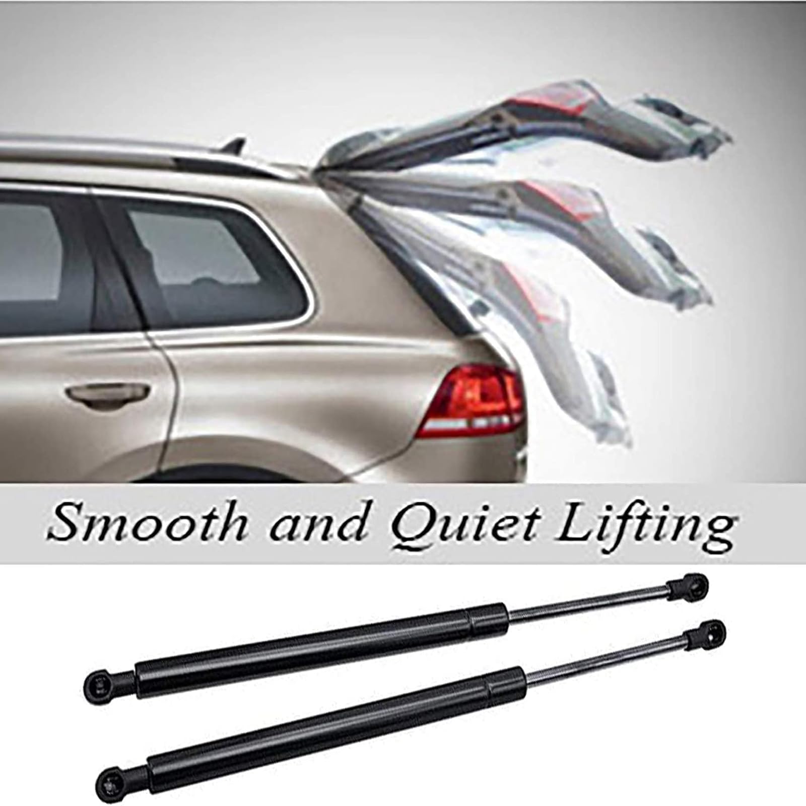 Qty(2) Trunk Struts For Kia Soul 2nd (PS) Hatchback 2013-2019 Rear Tailgate Boot Lift Supports Shock Absorbers Gas Springs - 34
