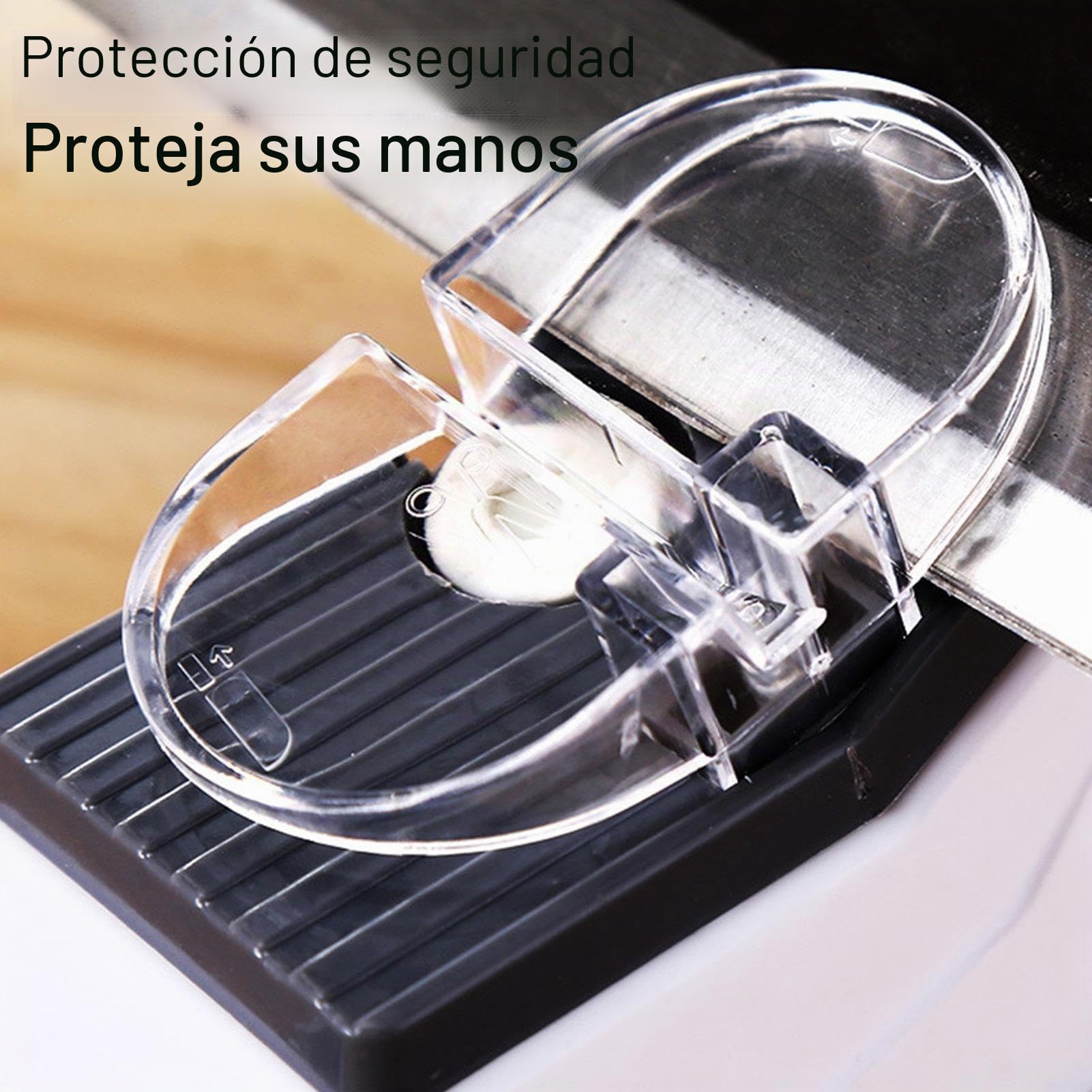 Afilador de cuchillos eléctrico, afilador de cuchillos profesional eléctrico para el hogar, máquina de afilar cuchillos con tapa, 5 segundos para afilar y pulir rápidos