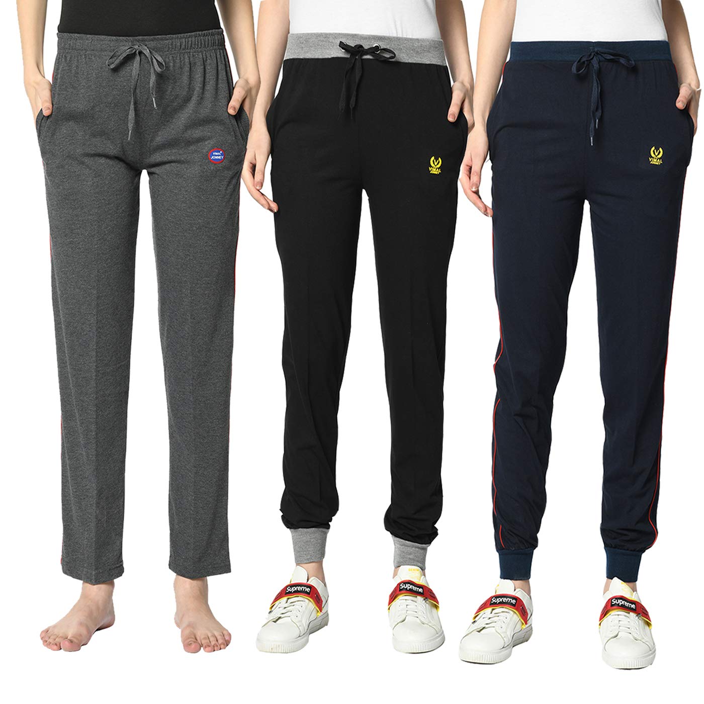 mack jonney Women's Cotton | Lower |Casual Style Pajama |Lounge Pant for Women (Pack of 3)-Vj-Mtp-Group02-picture-32