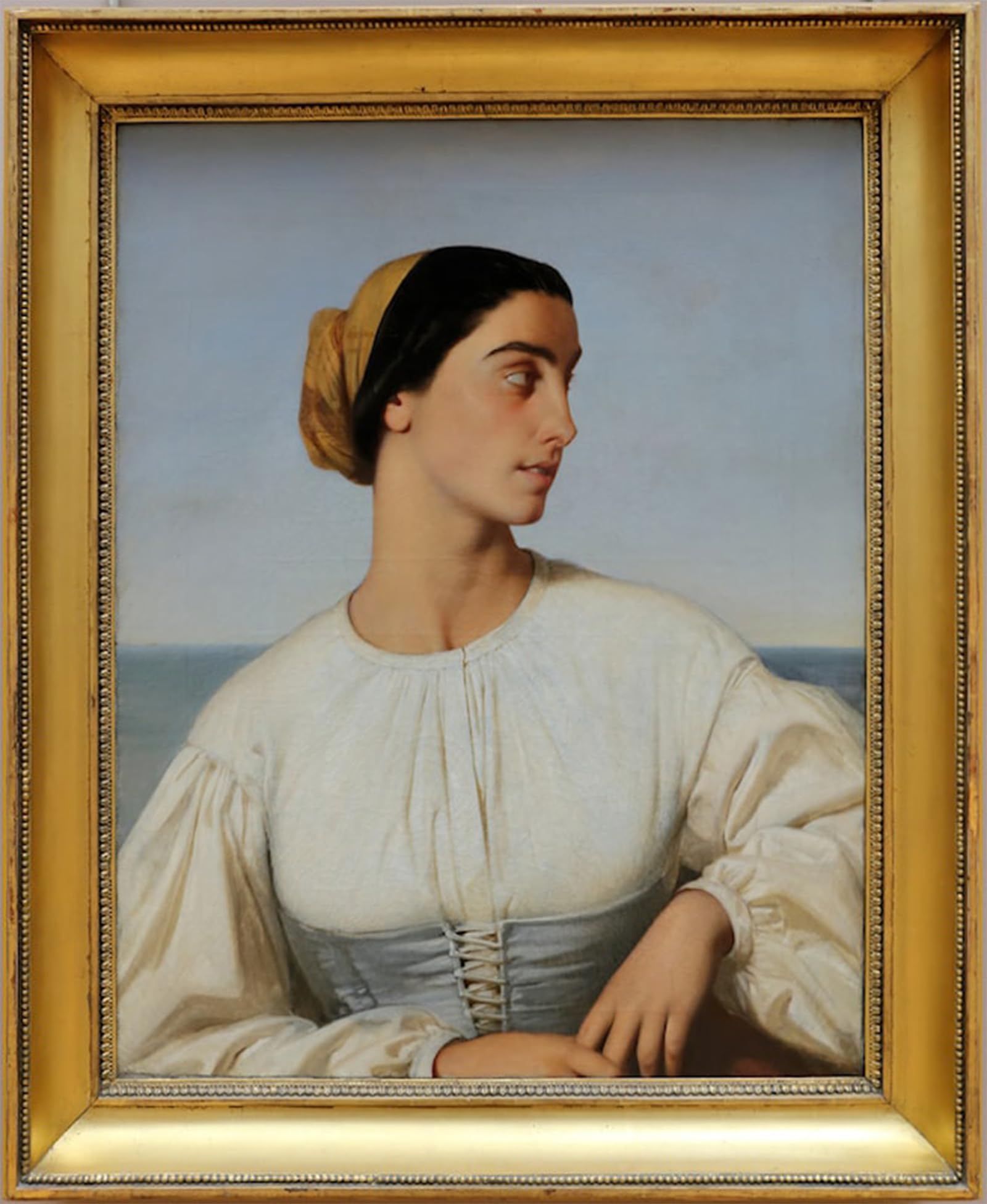 SERENDIPITP Abstract Painting Mural Print Picture Wall Decor Painting Woman From St. Jean De Luz Eugène-emmanuel Amaury-duval Vintage Wall Artwork for Home Decor 60x90cm
