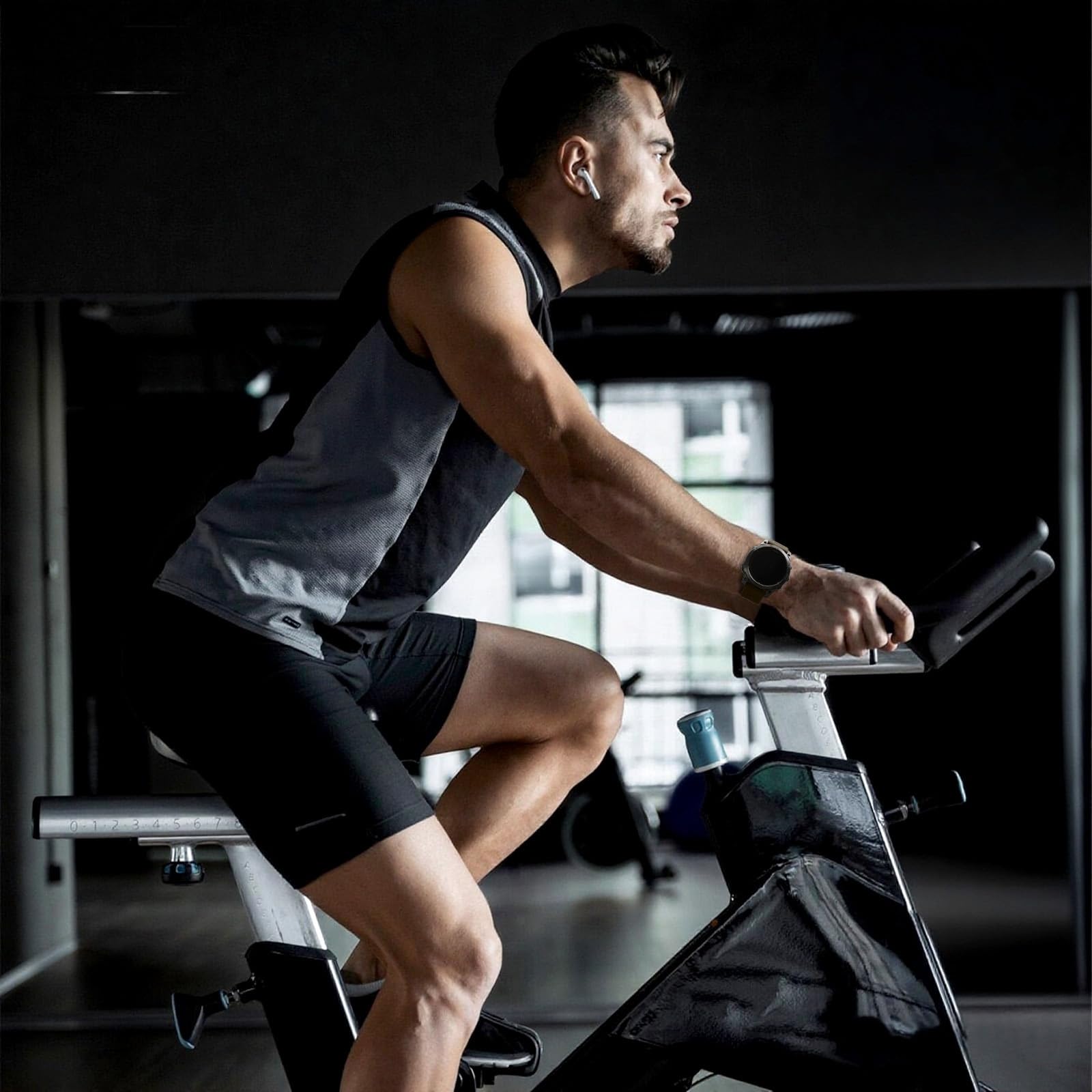 Bandletic Correa magnética deportiva compatible con Garmin Watch Quick Fit