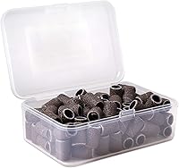 Vista 9 de Pana - 100 unidades de bandas para limar las uñas, con mandril color plata u oro