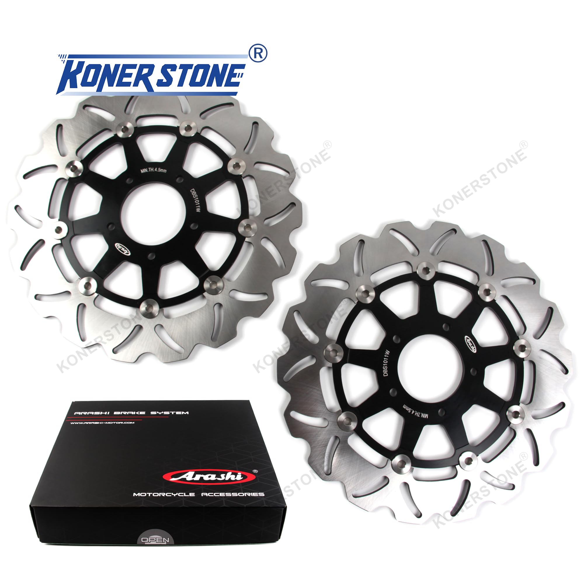 Vordere und hintere Bremsscheiben Rotoren für Suzuki SV1000S 2003-2007 Zubehör für Motorräder SV 1000 S SV1000 1000S Schwarz 2004 2005 2006