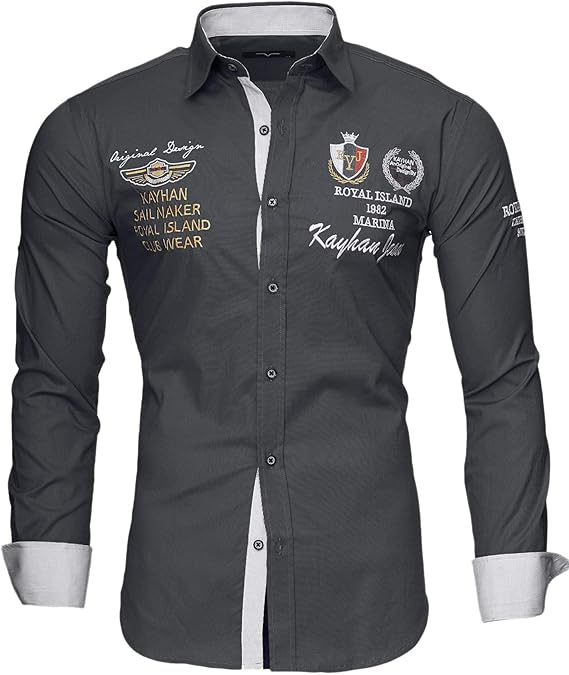 Camicia Slim Fit In Cotone Extra-fine, Collo Francese