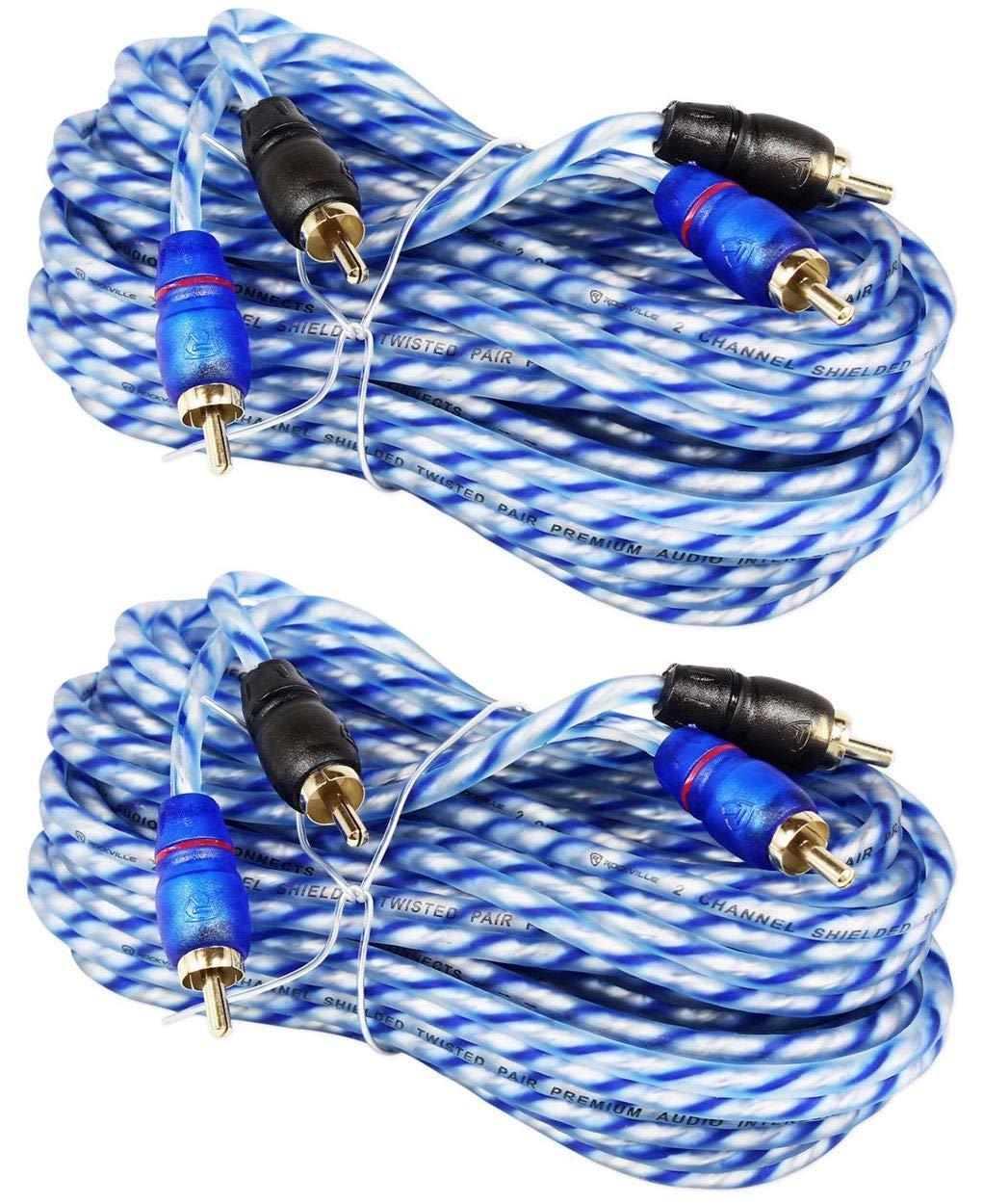 ゆーすけ様　RCA リバーブユニット 2個セット Amazon.com: Rockville RTR172 17 ft 2 Channel Twisted Pair RCA
