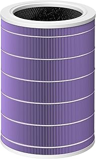 Replacement Filter Compatible with Xiaomi Mi Air Purifier 2, 2H, 2S, 3, 3H, 3C, Pro (H13 Grade HEPA Filter and Activated C…