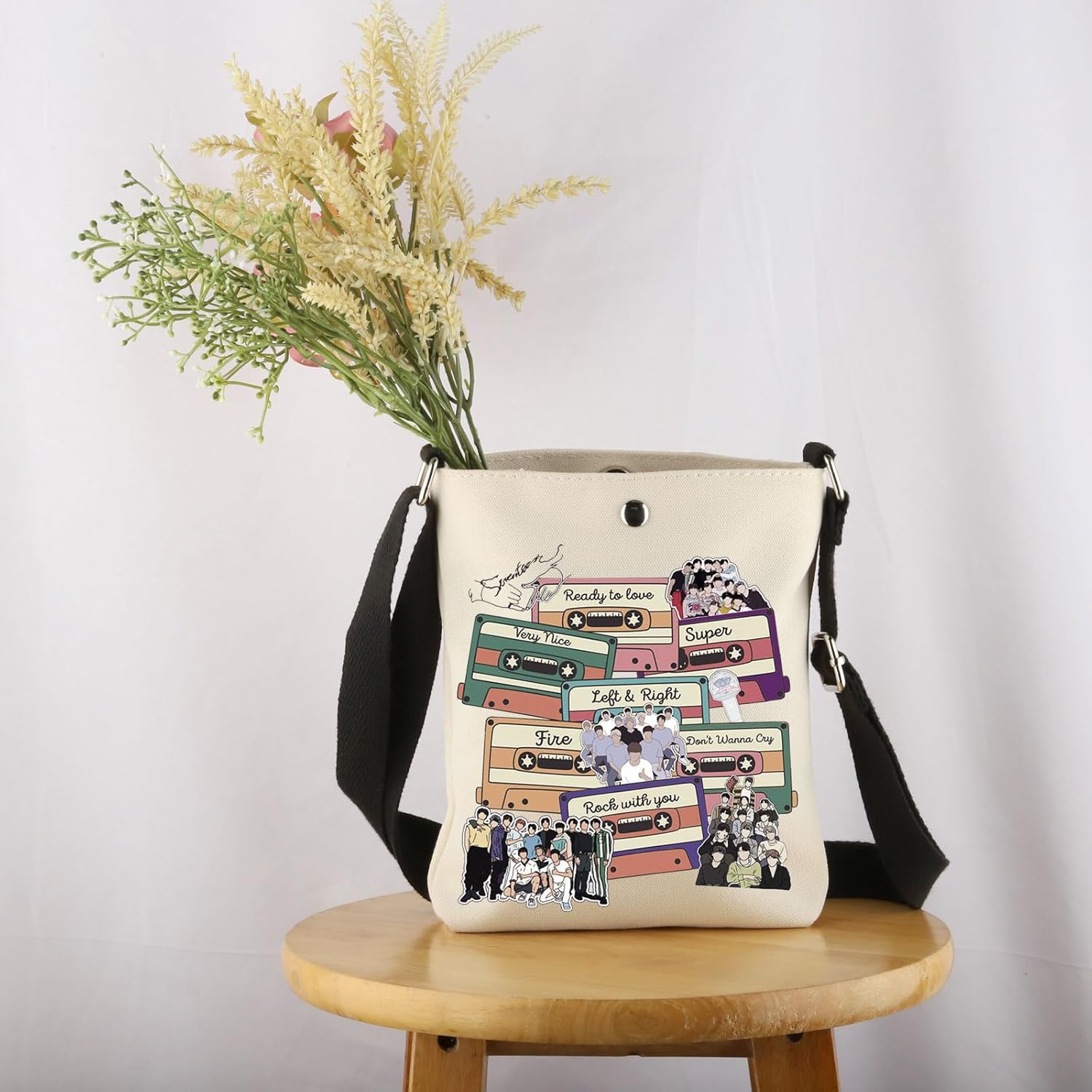 UJIMS 17 Album Tote Bag Korea-Pop Boy Band Fans Gift Korea-Pop Merchandise Korean Music Merch - Image 4