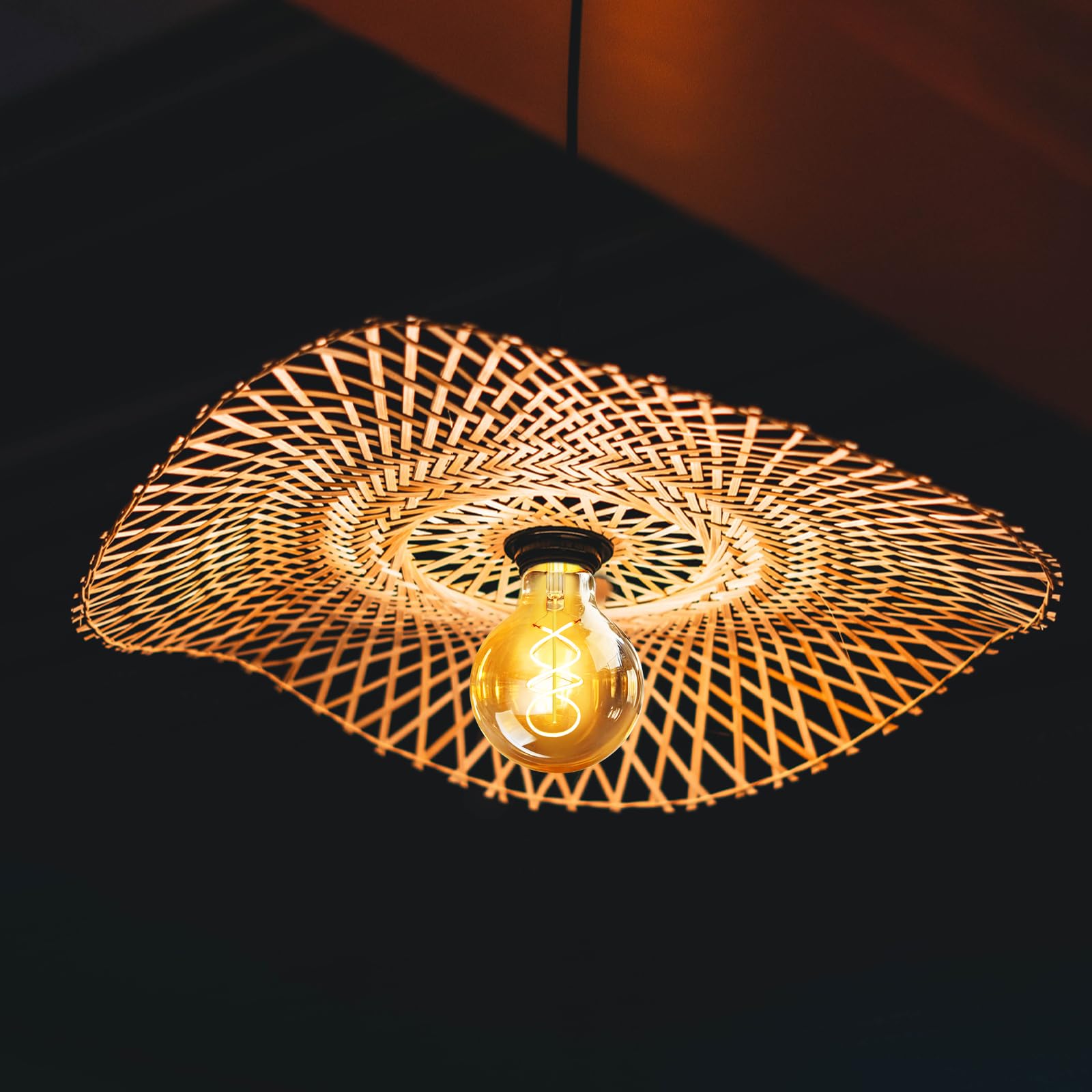 Żarówka LED E27, ciepła biel, ściemniana, 2200 K, Edison, vintage, 4 W, energooszczędna, filament retro, E27, żarówka, dekoracja do domu, kawiarni, baru, 6 sztuk (G80)
