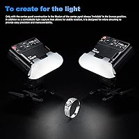 Vista 4 de Godox 2 flash macro compacto MF12 con disparador XproII para cámaras Canon, MF12-K2 2.4G 12W TTL Mini Flash Kit de 2 luces con batería incorporada