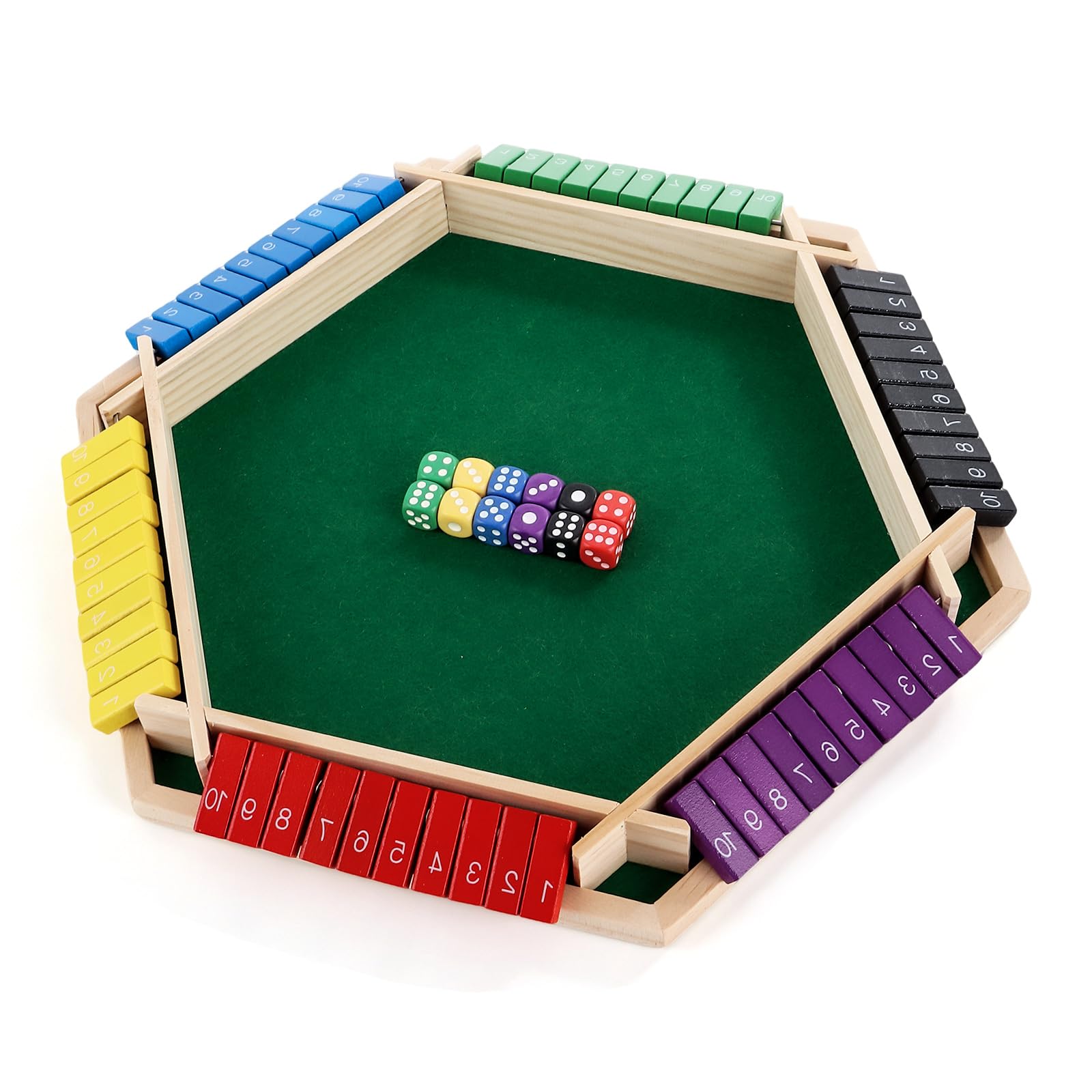 ZOFUN 1 Pc Shut the Box Game 19cm