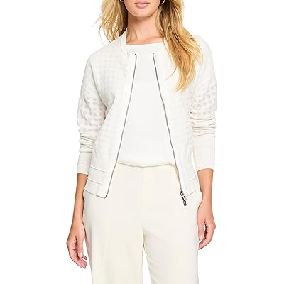 NIC+ZOE Sheer Stitch Cardigan Women
