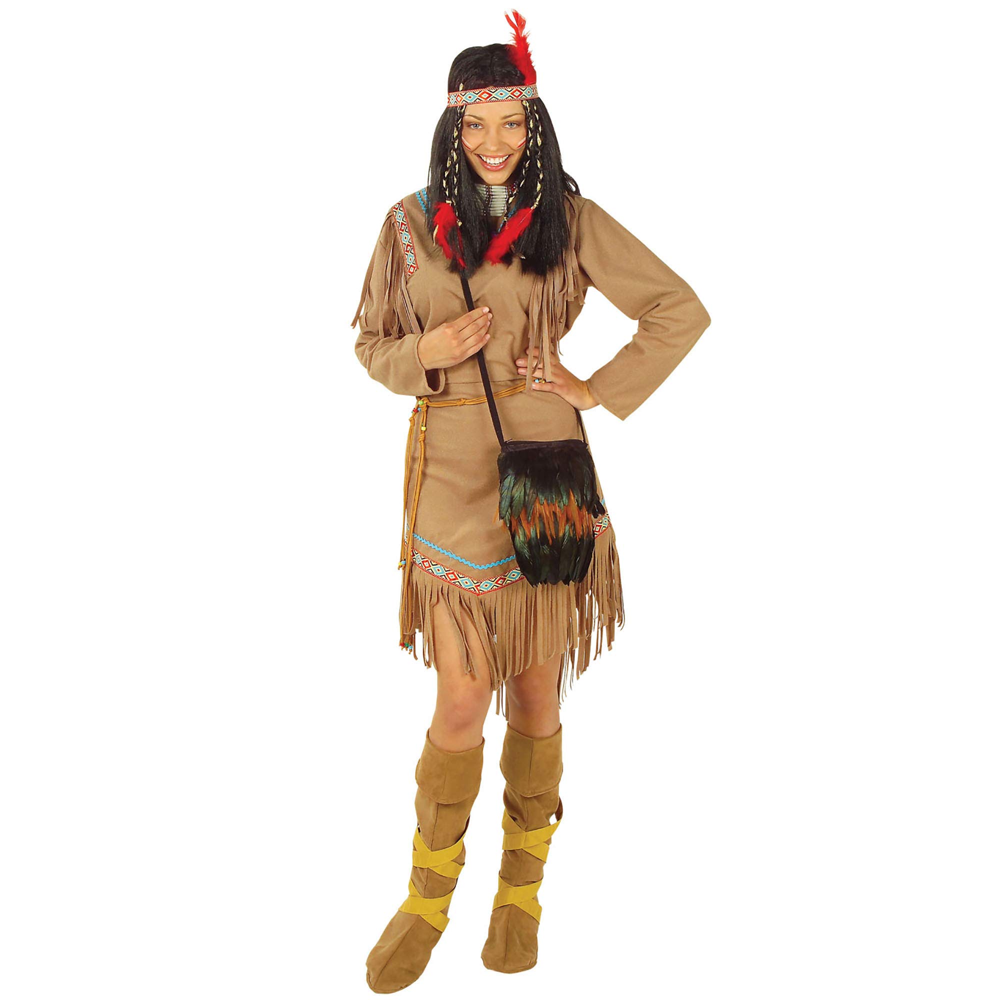 Funda De Botas Indias De Antelina – Accesorio De Disfraz Temático Western – Tallas Únicas