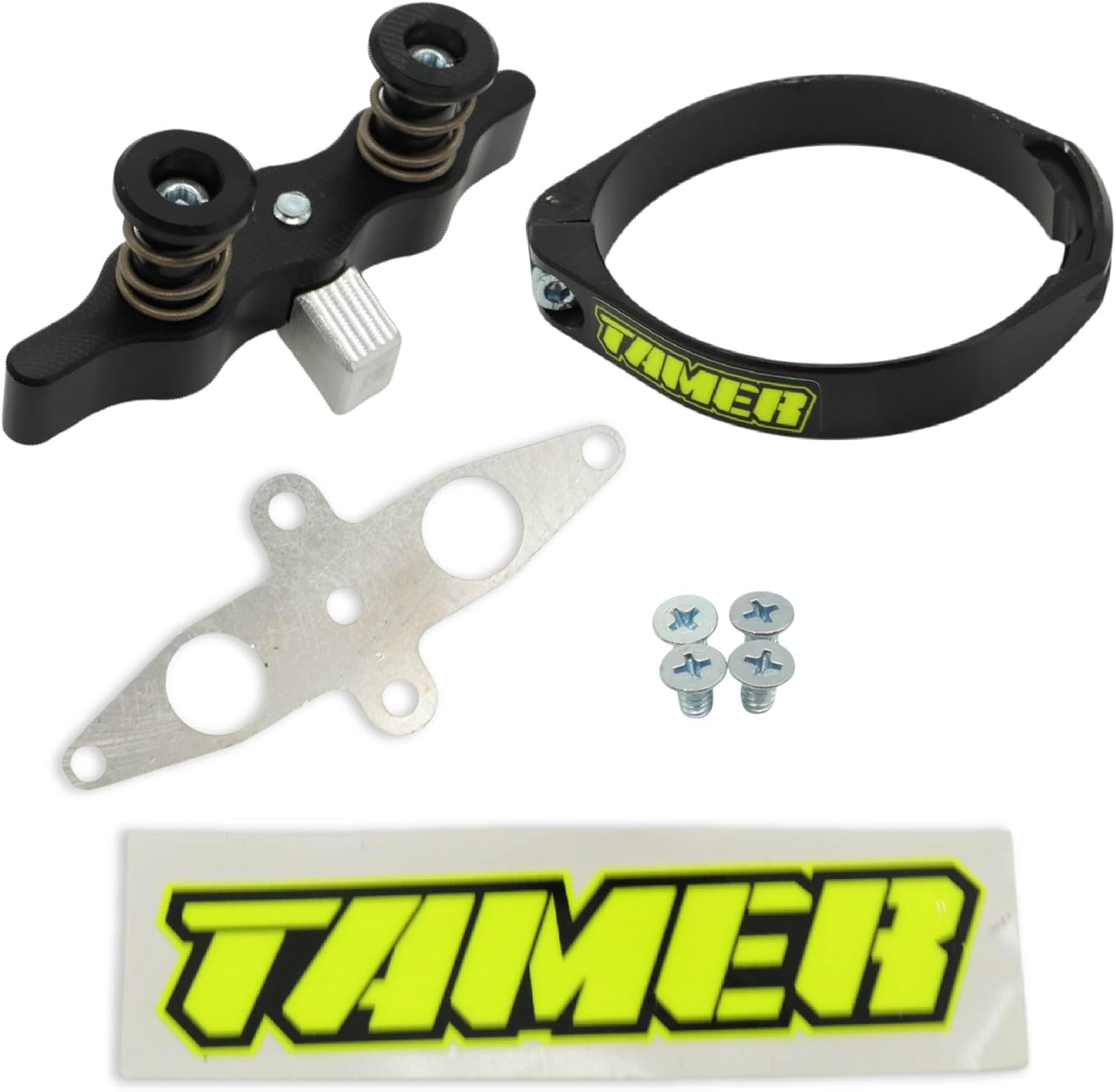 Tamer MX HH-3511 Double Button Motocross Holeshot Device – Fits Honda, Kawasaki, Suzuki, TM, and Yamaha - Black Launch Control System with WDS 2.0 Ring – Dirtbike Start Device – Made in USA