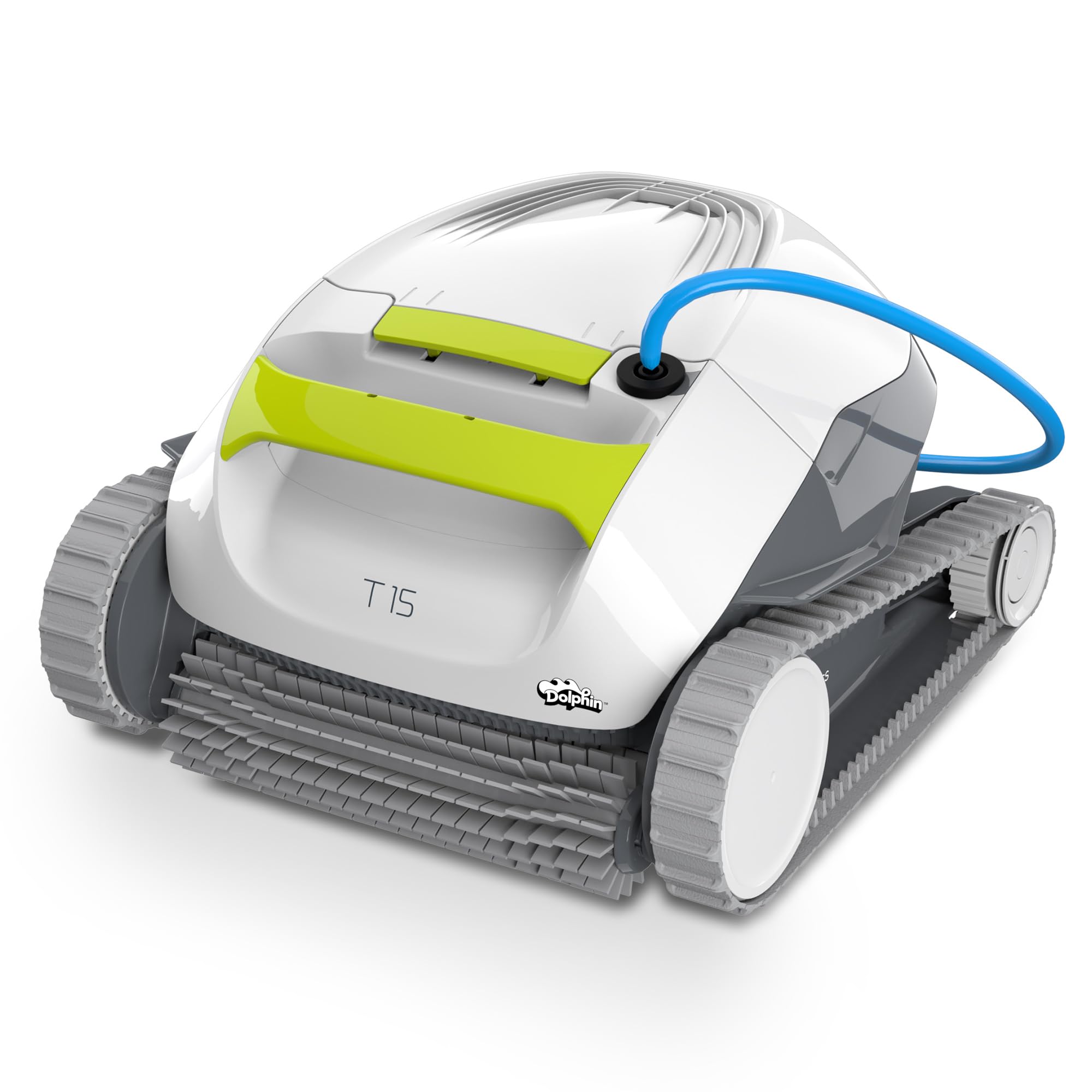 Dolphin T15 Robot Nettoyeur électrique avec Fil pour Piscines Hors-​Sol jusqu'à 8 mètres de Longueur - Nettoyage du Fond - Économie d'énergie