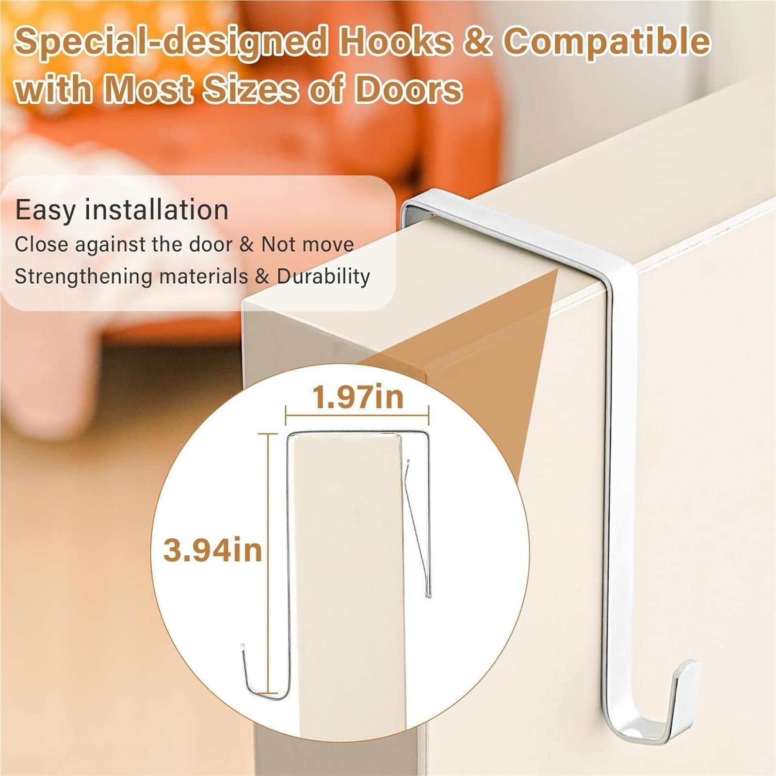 Organizer for scarpe sopra la porta, scarpiera for porta a 10 livelli