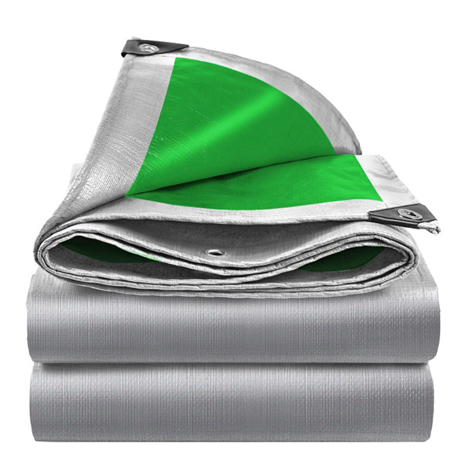 Bâche imperméable 160g/m², Bâche de Protection résistante aux intempéries avec Oeillets, bâche PE pour Meubles de Jardin Camping en Plein air,7x8m/22.96x26.24ft