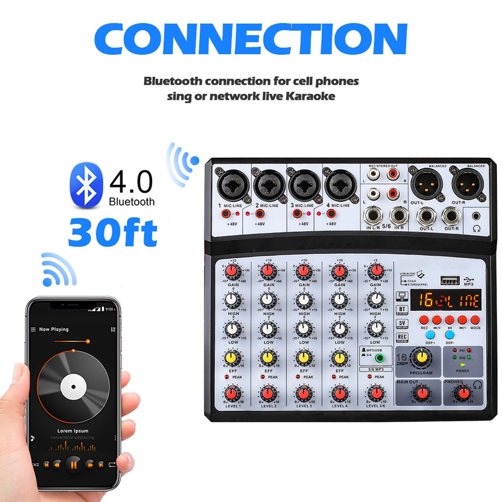 Amazon | MROTEX オーディオインターフェイス、ワイヤレス 6