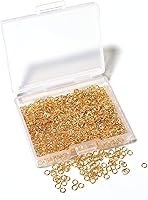 Vista 21 de 1000 piezas de anillos abiertos de 6mm chapados en plata para hacer joyas, anillos de salto plateados para manualidades, aretes, collares, pulseras
