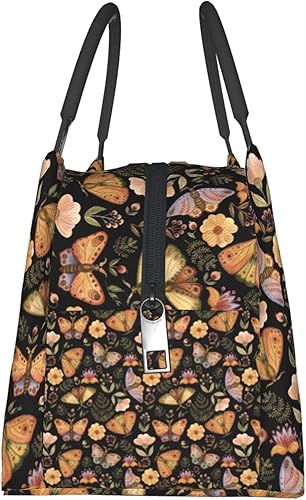 Miniatura 3 de Bolsas de almuerzo con aislamiento de mariposa para mujeres y hombres, bolsas reutilizables para el almuerzo, caja de mano, preparación de comidas