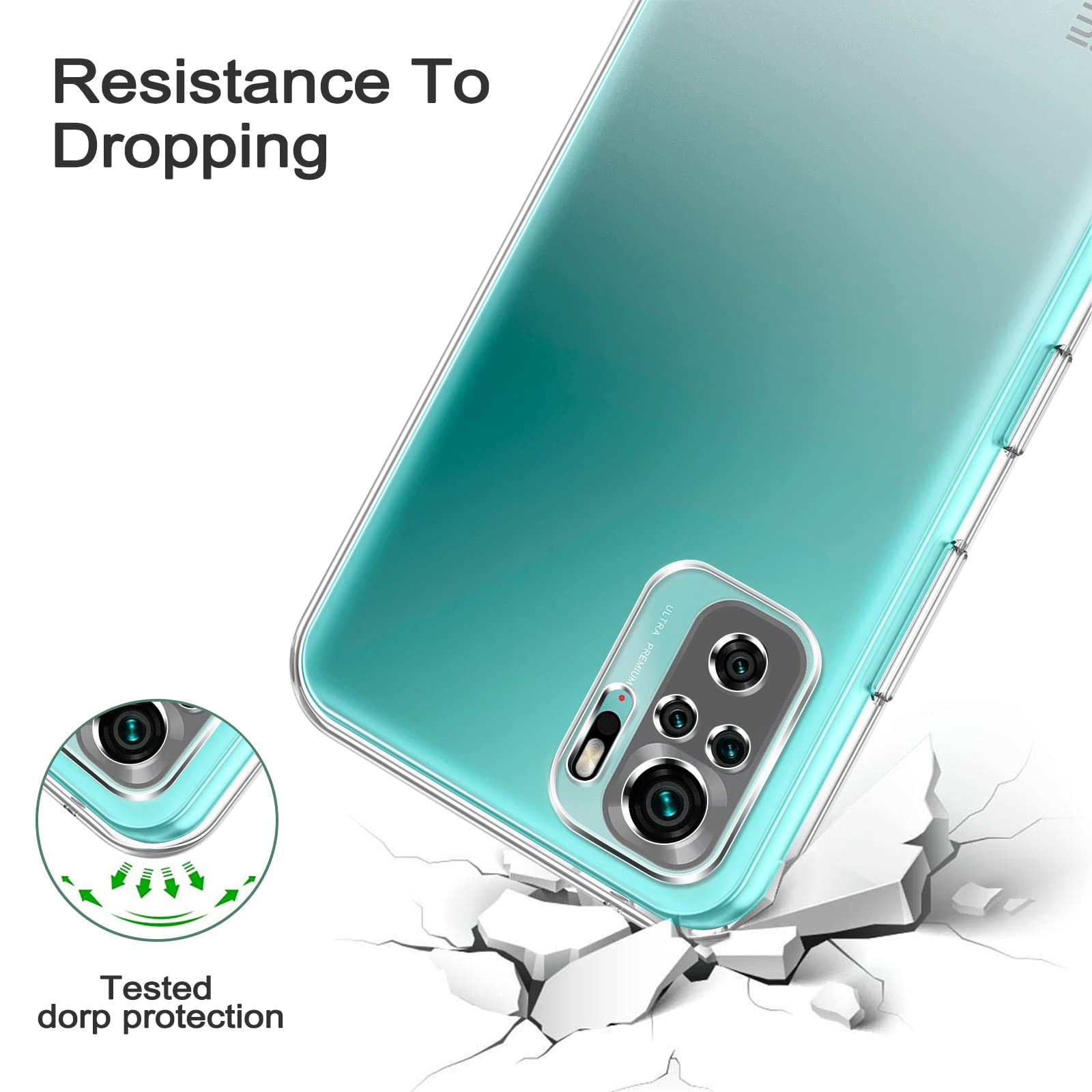 Coque Pour Xiaomi Redmi 9A-Redmi 9At, Avec 2 Pièces Protection Écran En