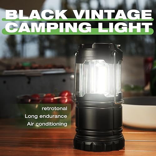 Miniatura 5 de Farol plegable para campamento, faroles LED superbrillantes que funcionan con pilas, para cortes de energía, emergencias en interiores, exteriores,