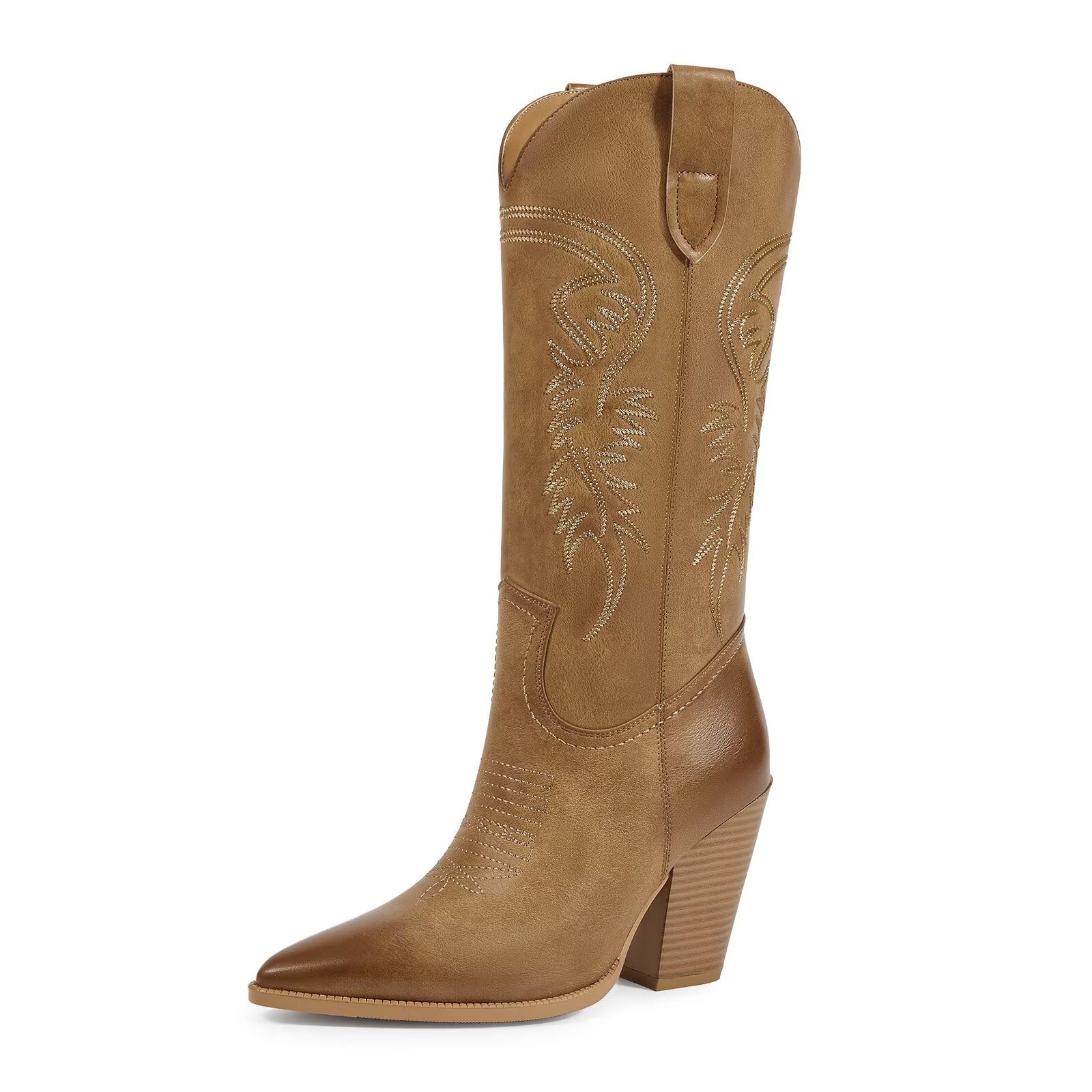ISNOM Cowboy Boots Cowgirl Boots for Women