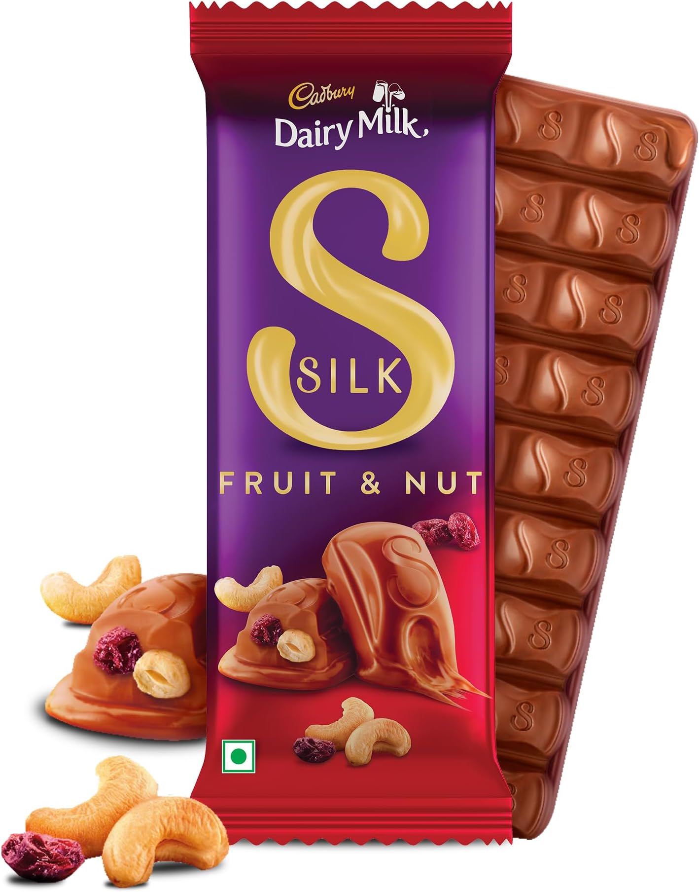DAIRY MILK SILK FRUIT & NUT CHOCOLATE BAR 137G