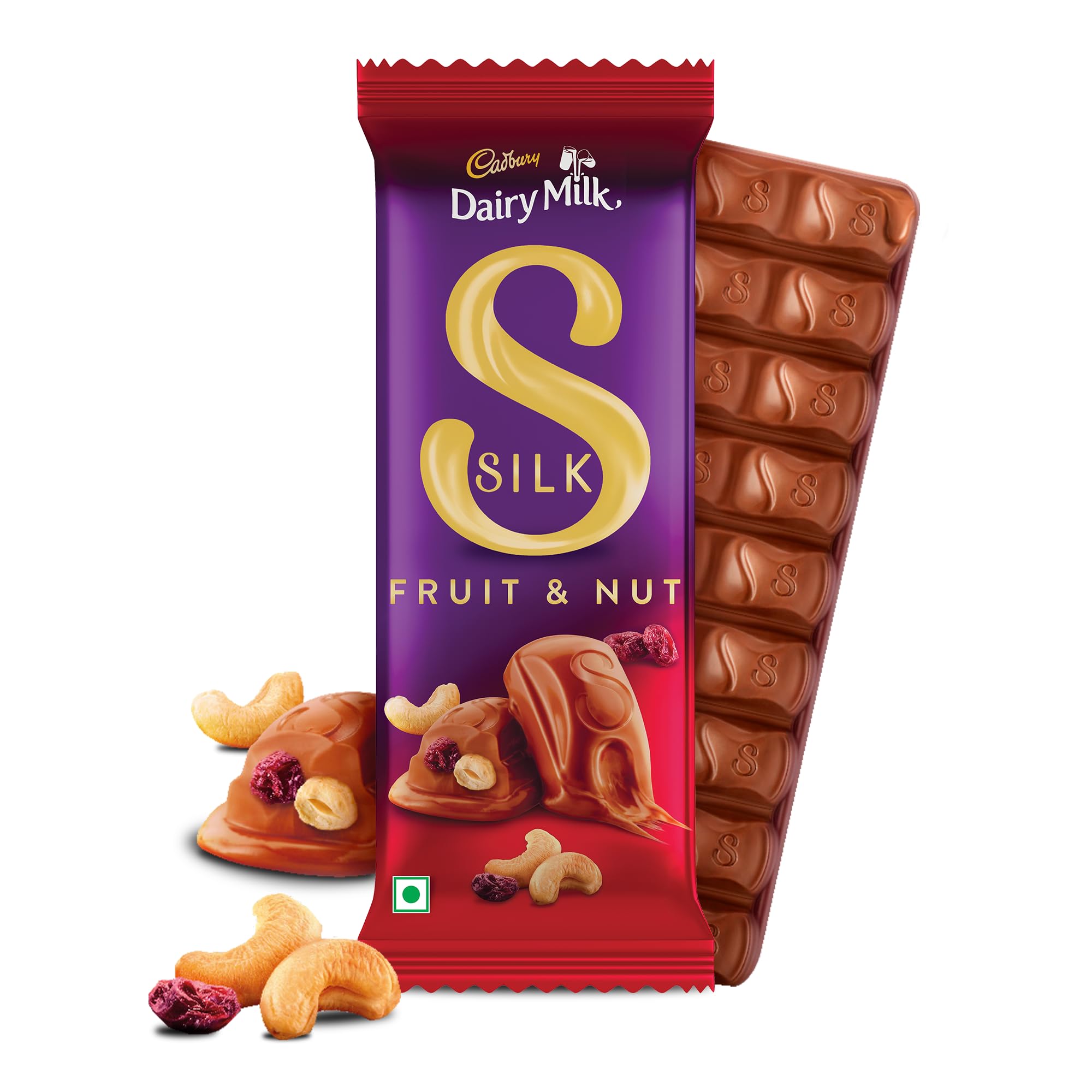 DAIRY MILK SILK FRUIT AND NUT CHOCOLATE BAR 55G