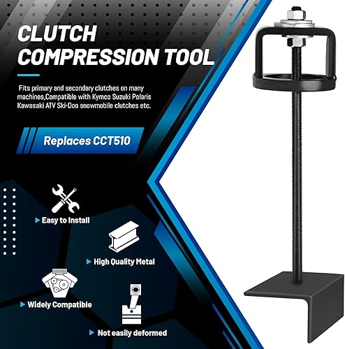 Miniatura 4 de Herramienta de compresión de embrague CCT510 ATV UTV para motos de nieve, compatible con Polaris Kawasaki Kymco Yamaha, herramienta de compresión de