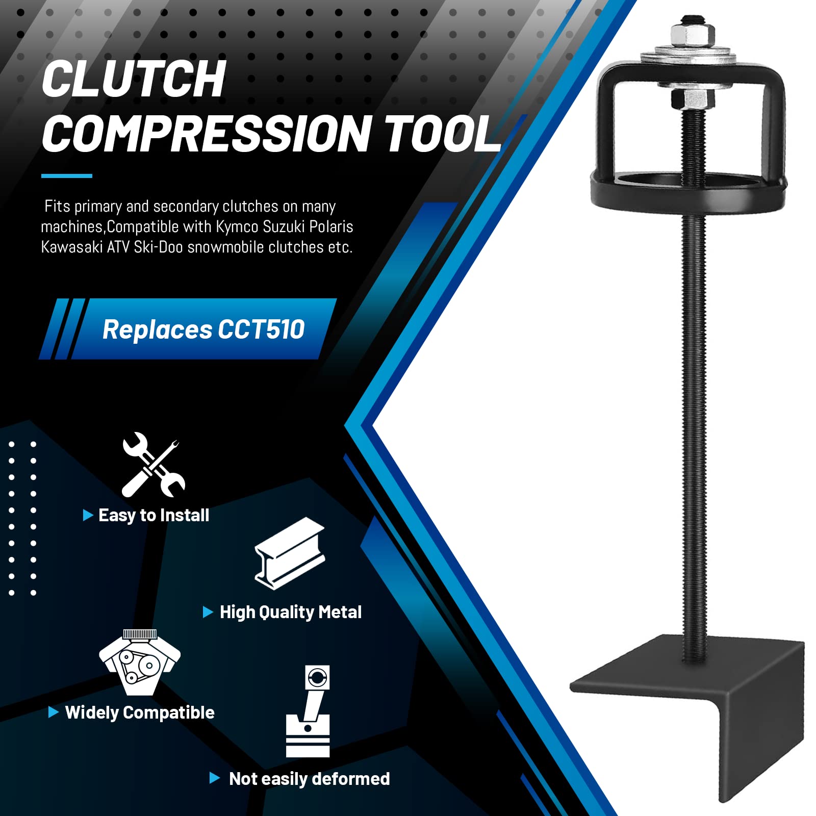 Snapklik.com : Clutch Compression Tool CCT510 ATV UTV Snowmobile ...