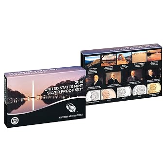 2014 Collection 2014 United States Mint Silver Proof Original Mint Packaging