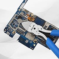 Vista 7 de Cortadores de alambre de 5 pulgadas para componentes electrónicos, cortadores laterales CR-V para manualidades, cortadores diagonales ultra