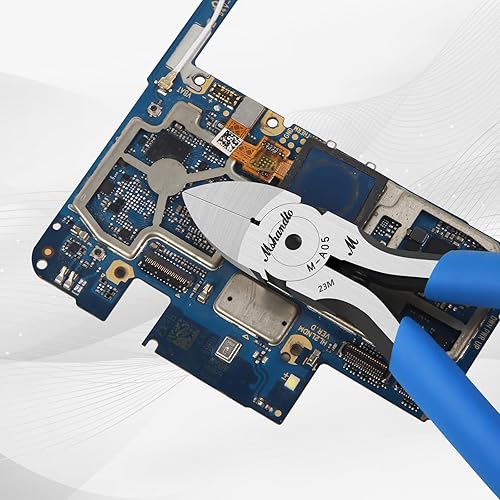 Miniatura 7 de Cortadores de alambre de 5 pulgadas para componentes electrónicos, cortadores laterales CR-V para manualidades, cortadores diagonales ultra