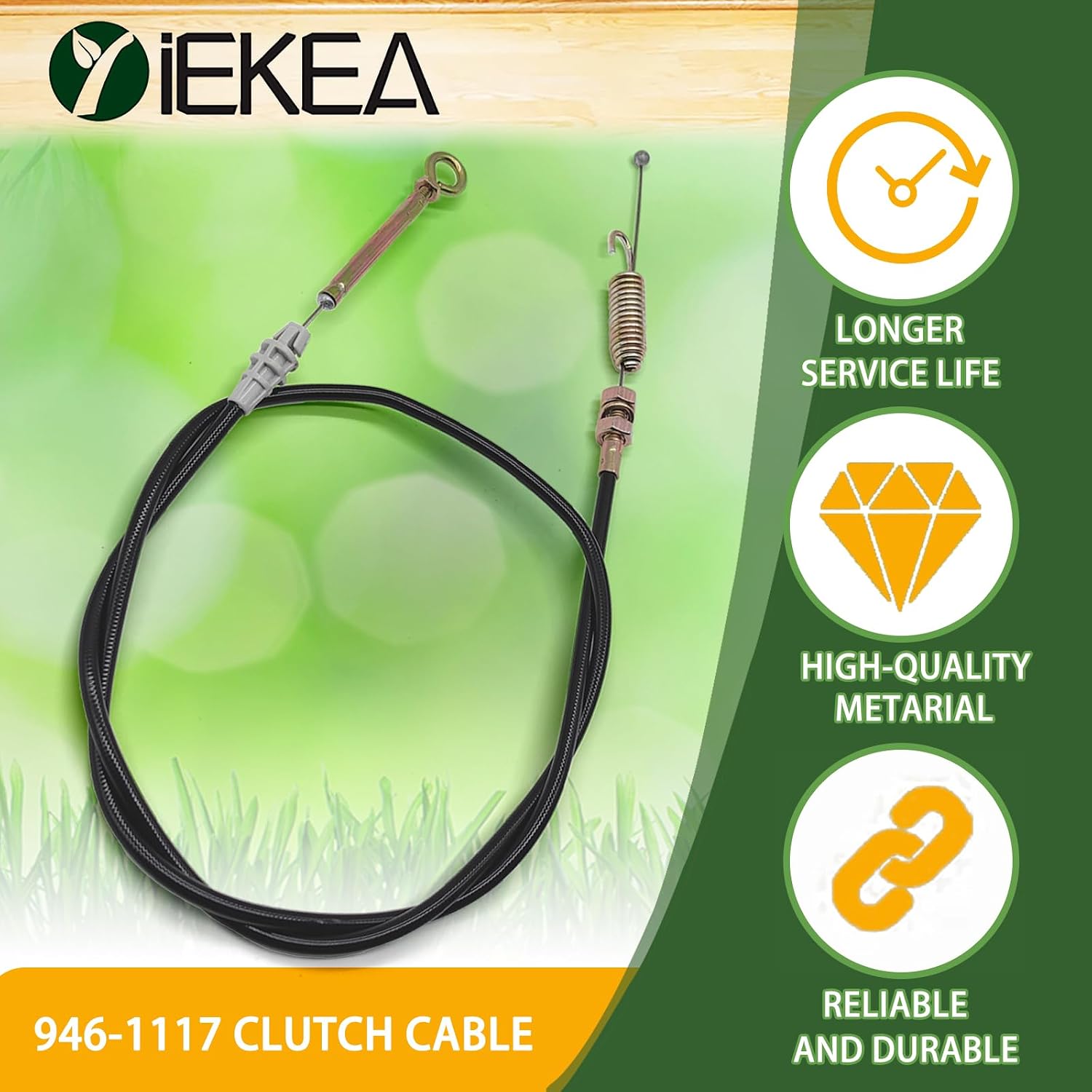 Clutch Cable 946-1117 for MTD Cub Cadet RT65 FT24 RT65H RT65E RT65ES Craftsman Yard Machines 746-1117 Tillers(946-1117)