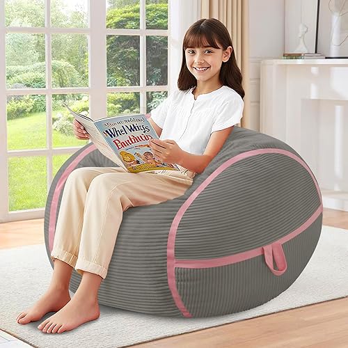 Miniatura 72 de HABUTWAY Puf gigante de 2 pies para adultos, con relleno de espuma viscoelástica, puf grande con funda de terciopelo holandés extraíble para sala de