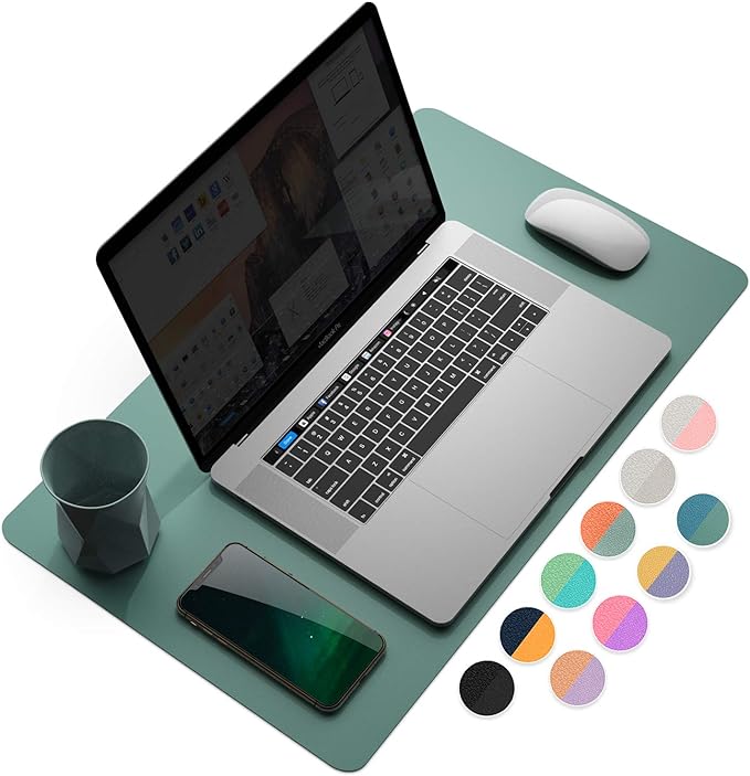 YSAGi Multifunctional Office Desk Pad, Ultra Thin Waterproof PU Leather
