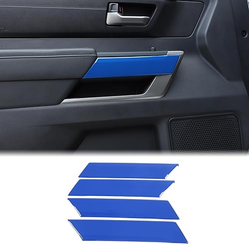 Vista 15 de Aunginsy Embellecedor para Panel Interior de Puerta de Coche Compatible con Toyota Tundra 2022+/Sequoia 2023+ Cubierta Decorativa Protectora