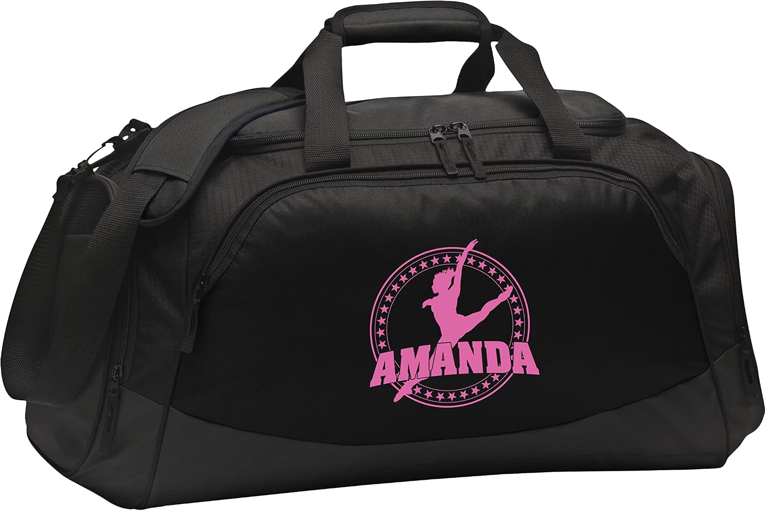 Personalized Dance Duffle Bag with Shoe Compartment, Duffle Bag for Men, Women, Kids & Teen - Dance Duffel Bag for Gear Organizer - Travel Duffel Bags