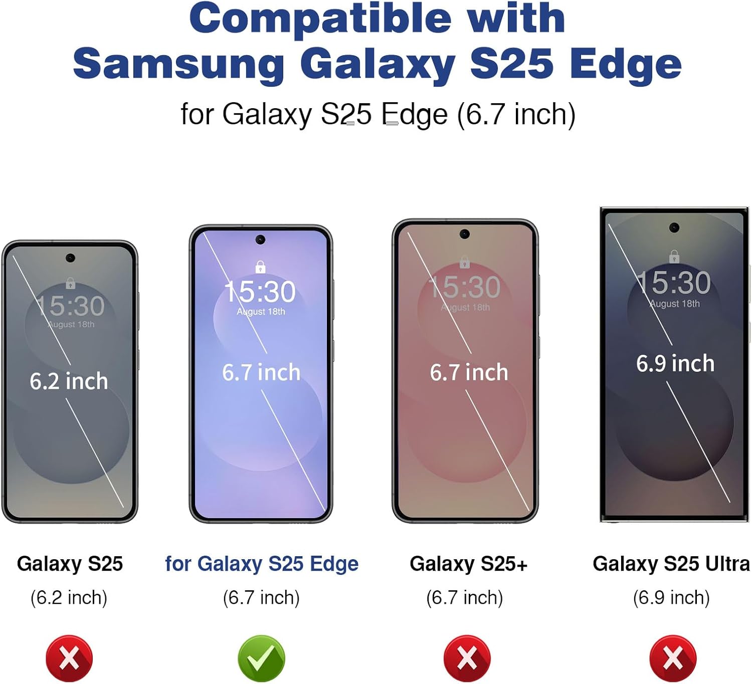 ACANDYA for Samsung Galaxy S25 Edge Case Wallet Clear with Card Holder Protective Shockproof Anti-Scratch Anti-Yellow Heavy Duty Protection Cover for Samsung Galaxy S25 Edge 6.7 inch Transparent - Image 2