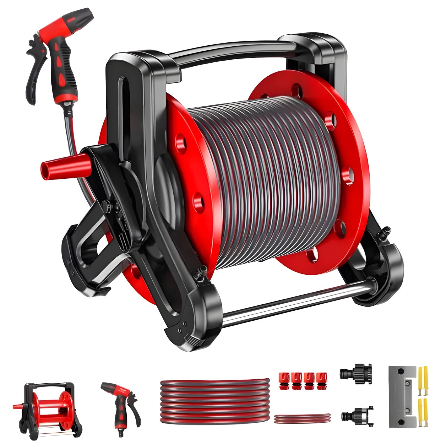 Multipurpose Rubber Garden Hose with Different Sprinkle Modes and Efficient Design Flexible Garden Sprayer