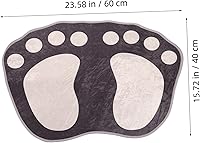 Vista 3 de PRETYZOOM Tapete absorbente para pies, tapete de baño, decoración del hogar, dormitorio, tapete antideslizante para el suelo, alfombra de baño
