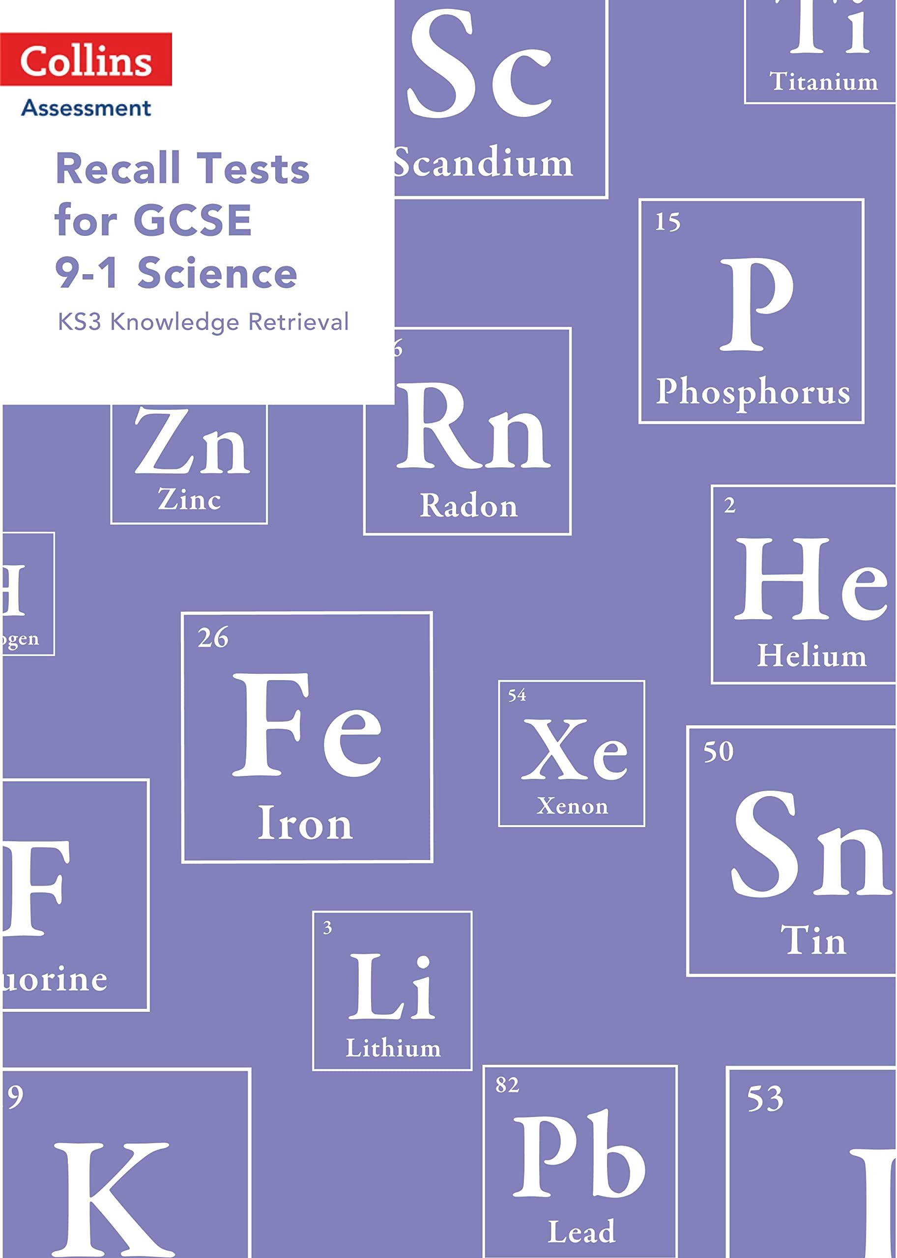 Collins Recall Tests for GCSE 9-1 Science: KS3 knowledge retrieval