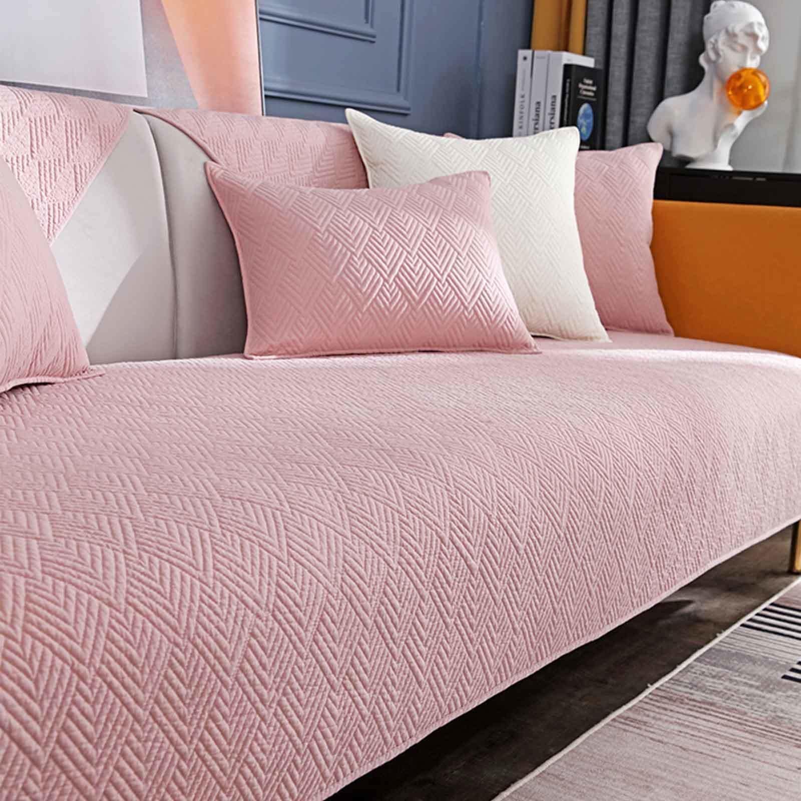 MTHGH Sofa Cover Sofa Cushion Cover Waterproof Sofa Cover Sofa Cover 3 Seater and 2 Seater Sofa Protector Pet Sofa Cover Reversible Quilted Corner Sofa Cover,#3-110x110cm