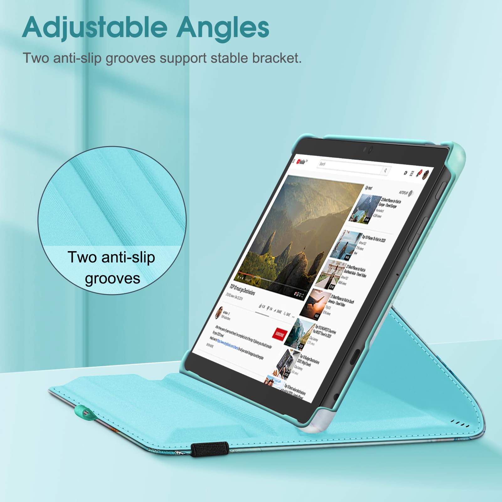 Fintie Rotating Case For Fire HD 10 Tablet 2023 - 360 Degree Swivel Stand