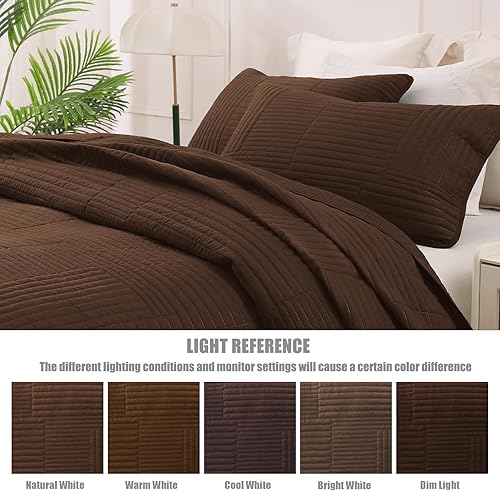 Vista 102 de Whale Flotilla Juego de ropa de cama ultra suave tamaño Queen, colcha ligera de microfibra roja, colcha de 3 piezas geométrica ultrasónica