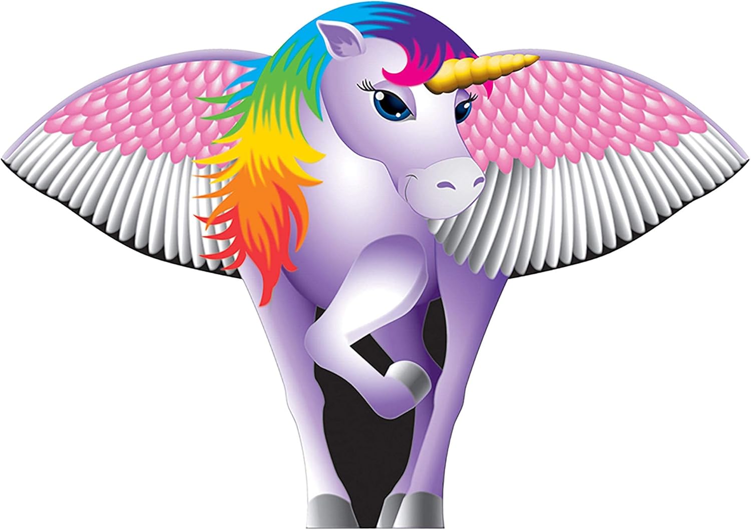 WindnSun Supersize Ultra Unicorn Nylon Kite, 58" Wide