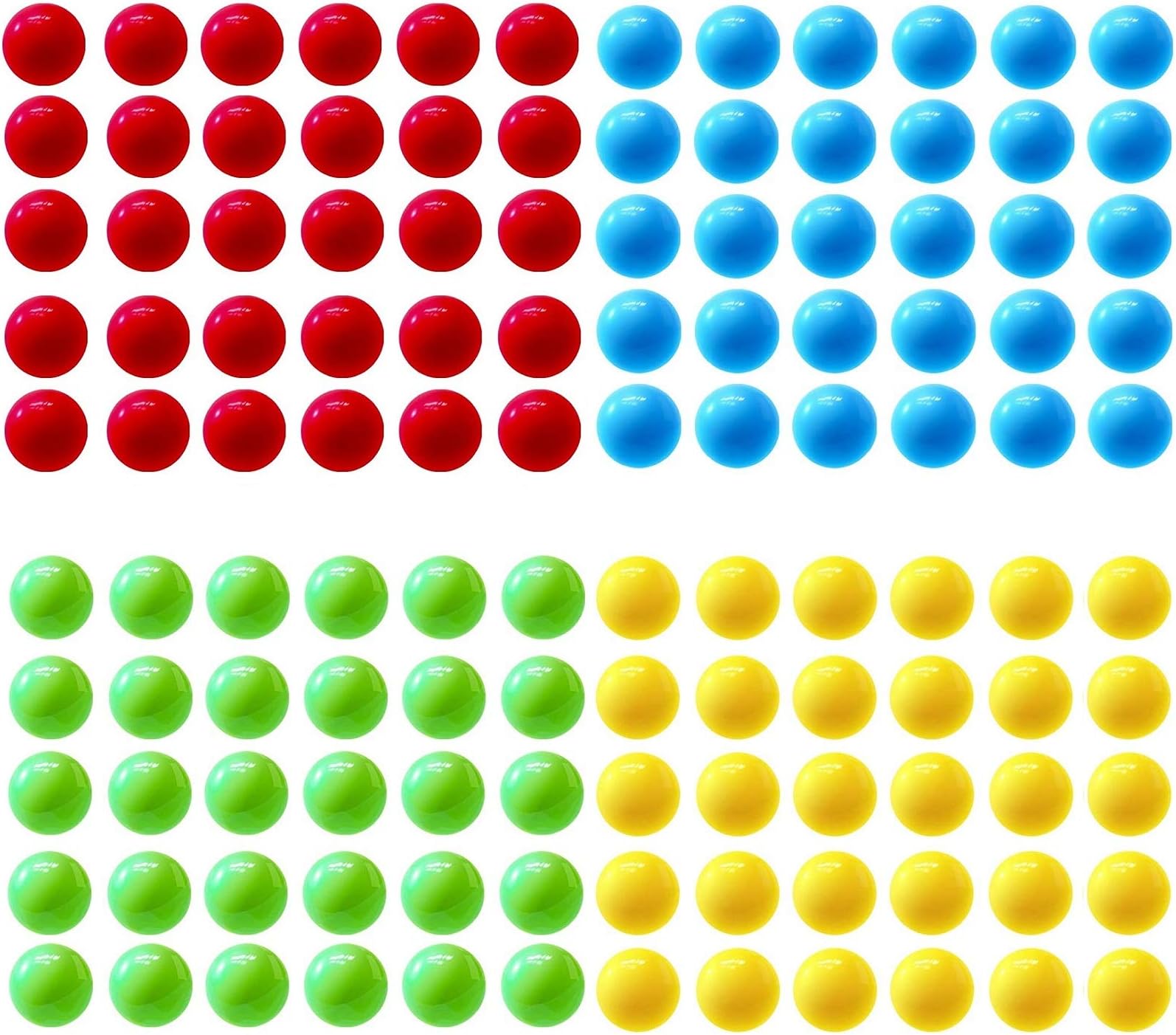 – Hotgod 120Pcs Game Replacement Marbles Balls Compatible with Hungry Hungry Hippos